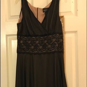 Black/Beige After 5 dress